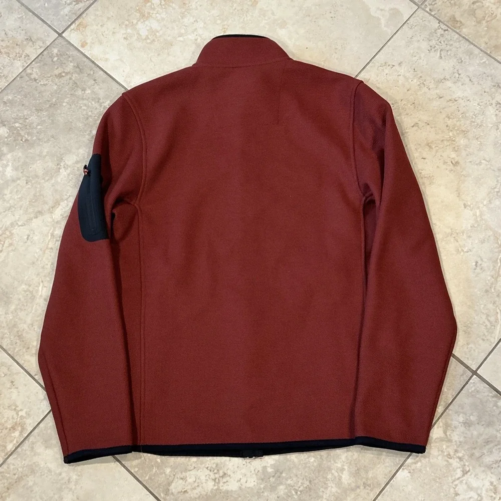 Alaskan‎ Hard Gear by Duluth Graveltec Standard Fit Full Zip Mock Mens Small Red
